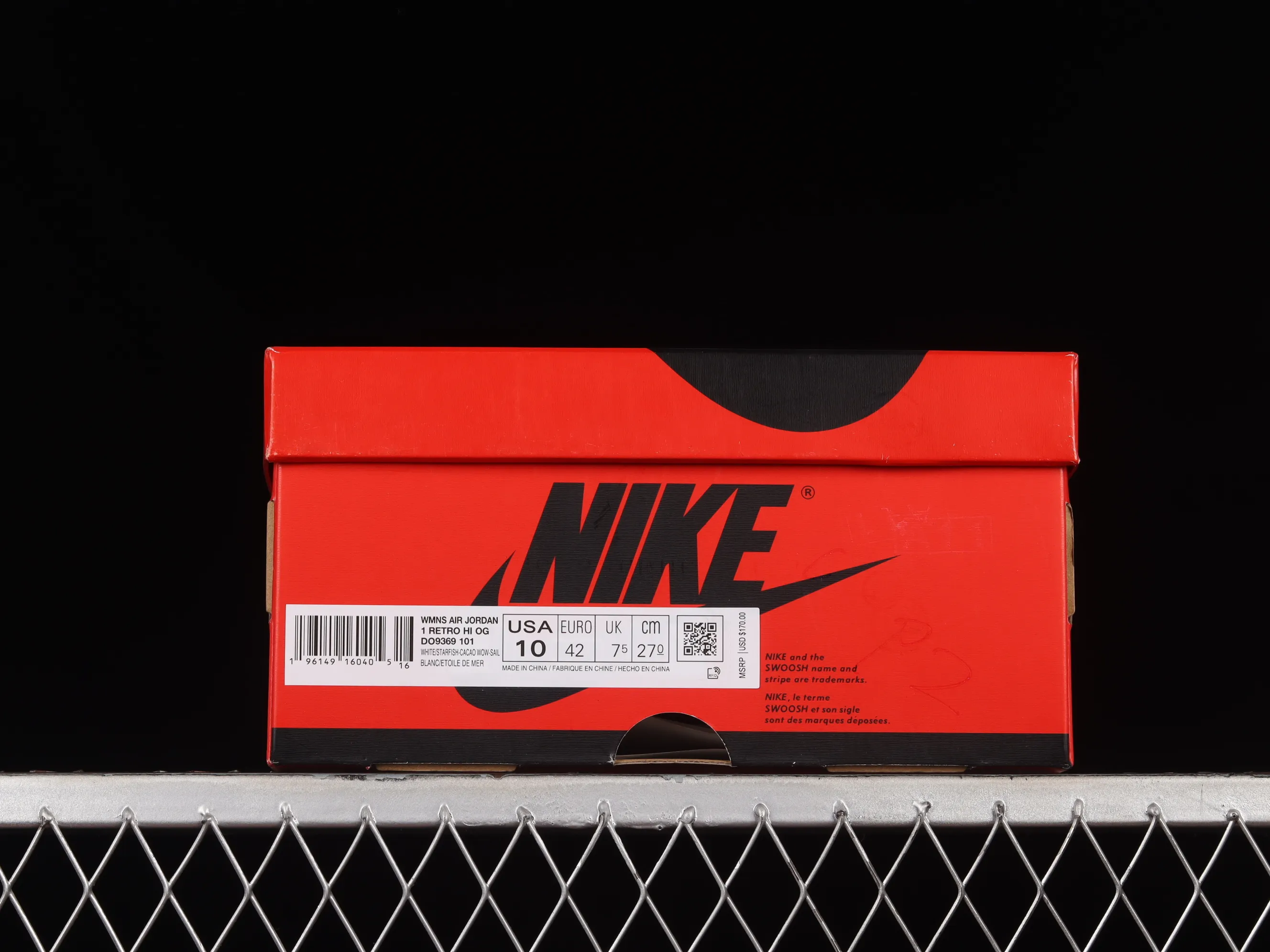 All categories Air Jordan Jordan series basketball shoes Air Jordan 1 High Pure original version Air Jordan 1 High OG "Starfish" AJ1 Joe 1 Hermes Orange high-top basketball shoes DO9369-101